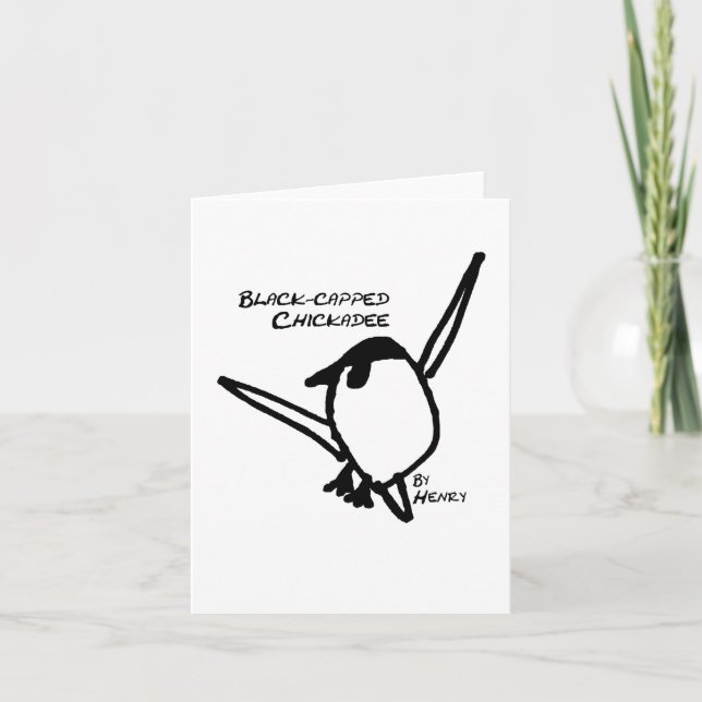 Cartão Chickadee by Henry (Frente)