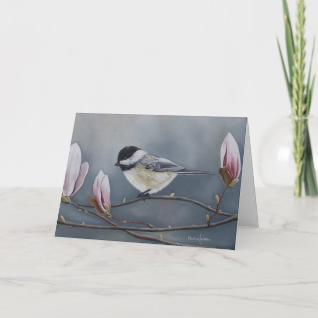 Cartão Chickadee Greeting Card (Frente)
