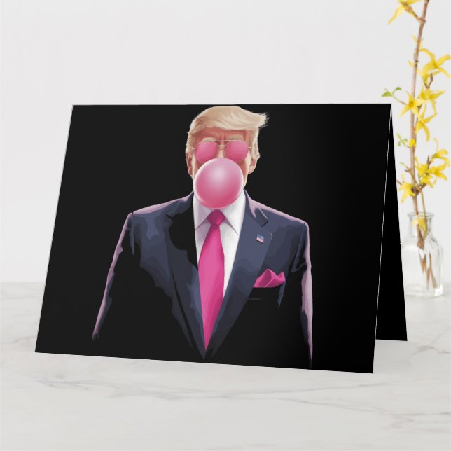 Cartão Chiclete Trump (Flor Amarela)