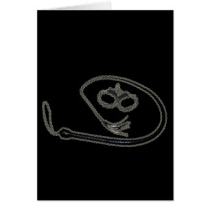 CARTÃO CHICOTE E PUNHOS VERMELHOS