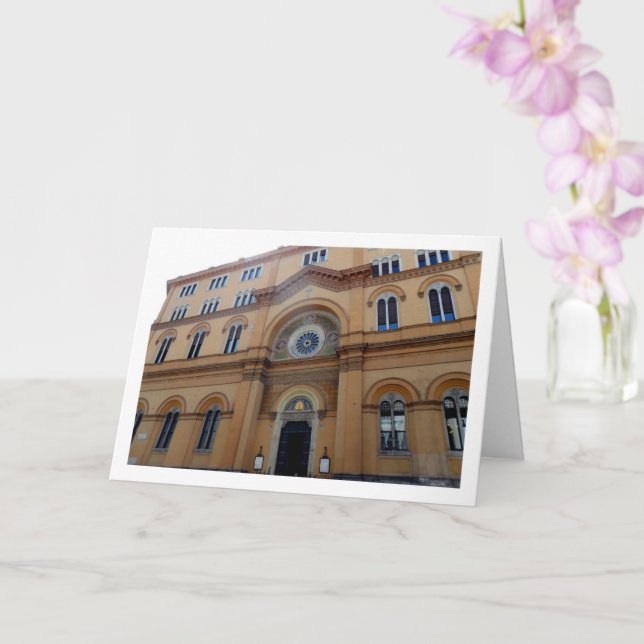 Cartão Chiesa Evangelica Valdese, Roma, Itália (Orquídea)