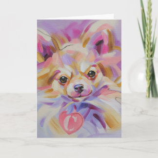 Cartão Chihuahua Art Greeting card