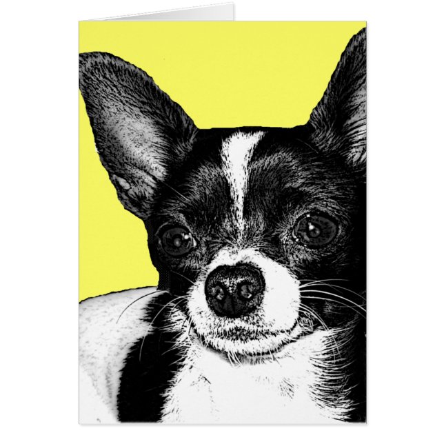 Cartão Chihuahua do partido (Frente)