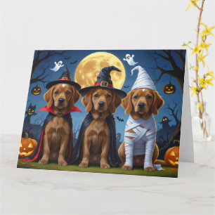 Cartão Chihuahua Dog Pumpkin Halloween Engraçado