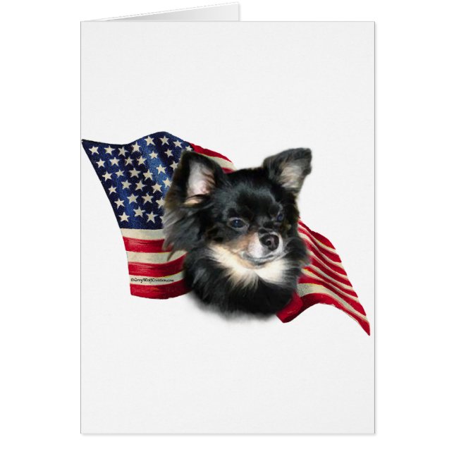 Cartão Chihuahua Flag (Frente)