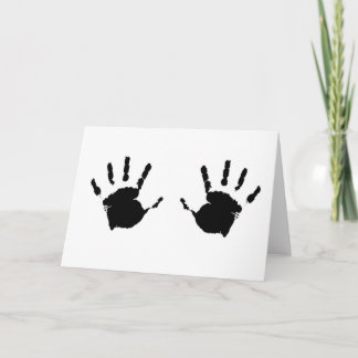 Cartão Child Handprints