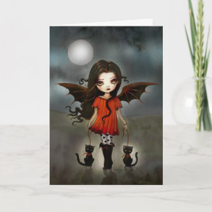 Cartão Child of Halloween Little Vampire Card