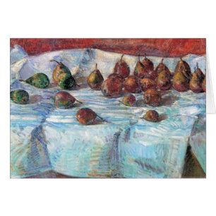 Cartão Childe Hassam - peras da foice do inverno