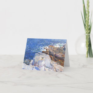 Cartão Childe Hassam - The Southern rock riffs Appledore