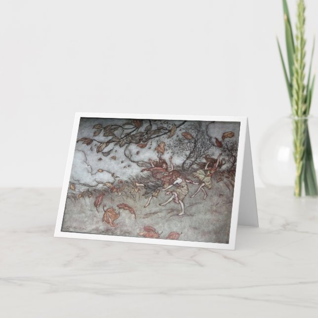 Cartão Children in the Gardens (Blank Inside) (Frente)