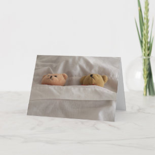 Cartão Childrens Get Well Soon Teddy Bear Greeting Card