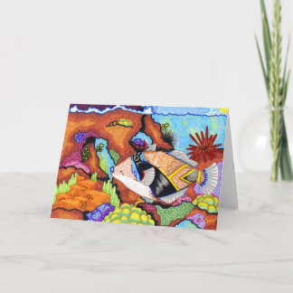 Cartão Children's Winning Artwork: triggerfish