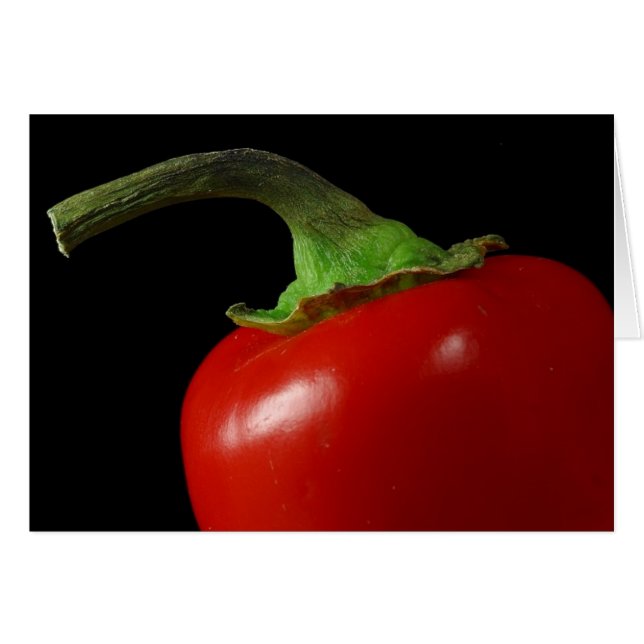 Cartão Chili vermelho (Frente Horizontal)