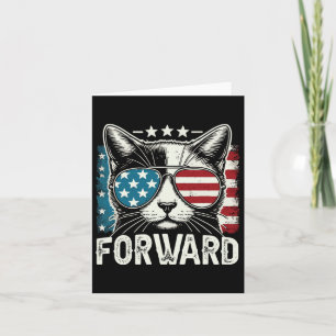 Cartão Chilless Cat Lady Kamala Harris Forward 2024