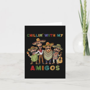 Cartão Chillin Com Meus Amigos Cinco De Mayo Meninos