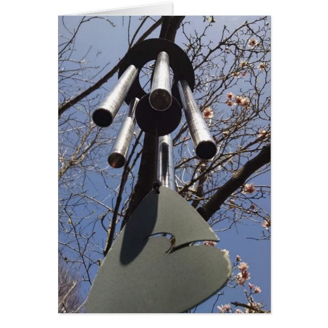 Cartão Chimpanzés eólicos e Placa de Vazio das Ramificaçõ (Frente)