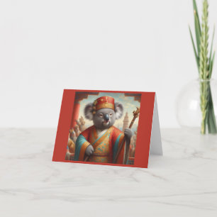 Cartão China Antiga de Koala