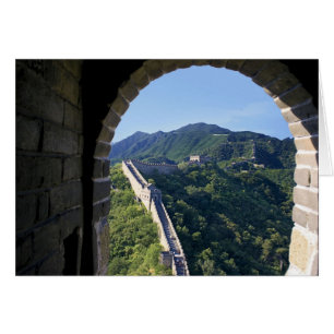 Cartão China, Condado de Huairou, seção Mutianyu da