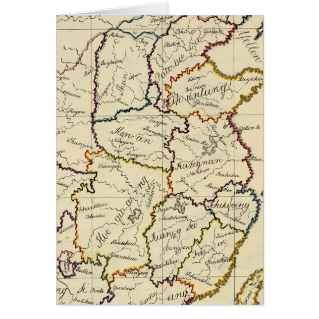 Cartão China, Coreia (Frente)