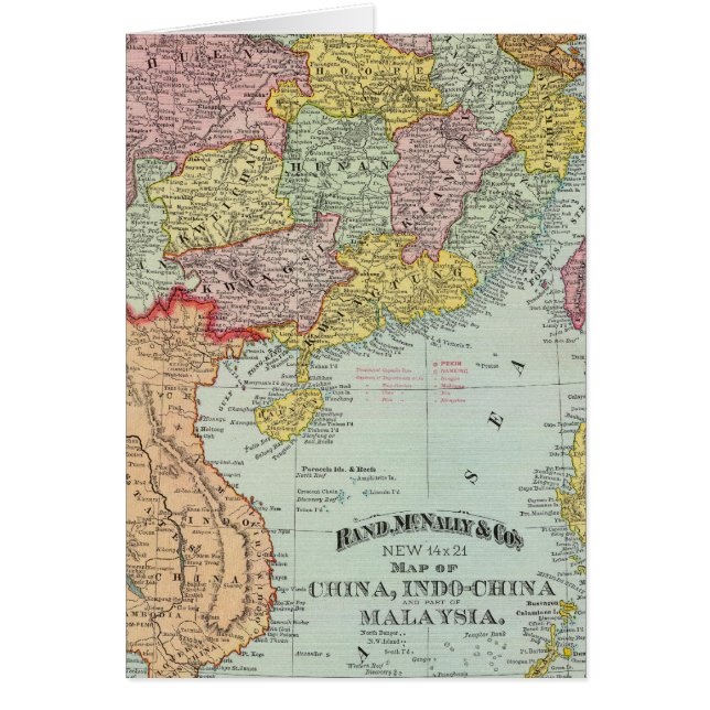 Cartão China e Malásia (Frente)