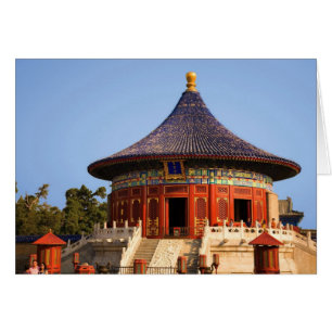 Cartão China, Pequim, Parque Tian Tan, Templo do Céu, 2