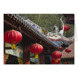 Cartão CHINA, Província de Chongqing, Fengdu. Fantasma de