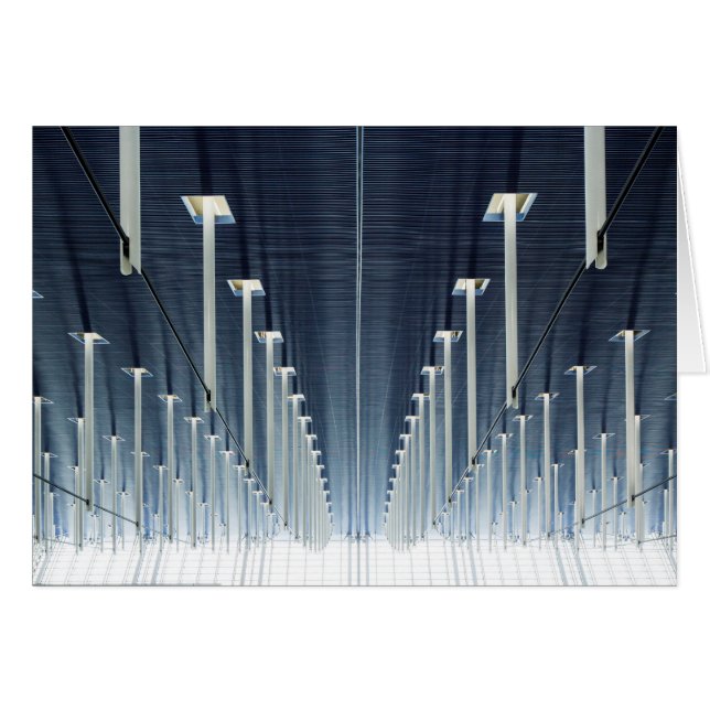 Cartão China, Xangai| Aeroporto Internacional de Pudong (Frente Horizontal)