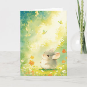 Cartão Chinchilla Meadow Wonderland