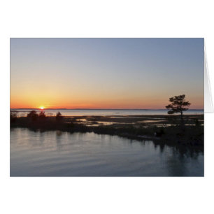Cartão Chincoteague Sunset I Virginia Landscape
