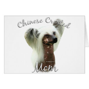 Cartão Chinês Crested Mãe 2