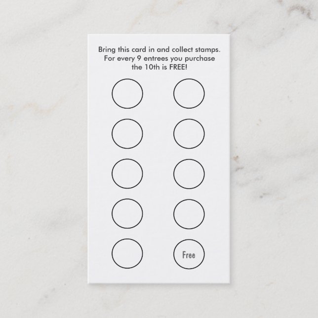 Cartão chinês da lealdade do cartão de negócio da (Frente)