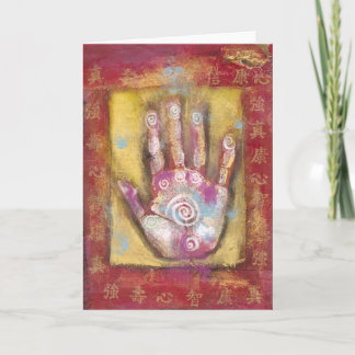 Cartão Chinese Energy Hand