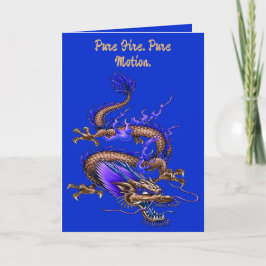 Cartão Chinese Treasure Dragon Mythical Creature 