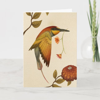 Cartão Chinoiserie Birds - Blank Greeting Card