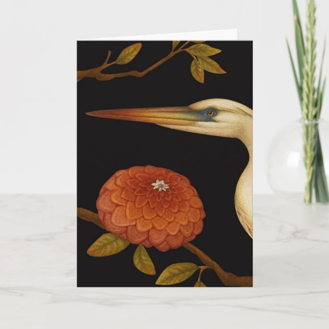 Cartão Chinoiserie Birds III - Greeting Card (Frente)