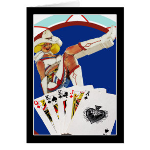 Cartão Chip De Poker Sally Glitter