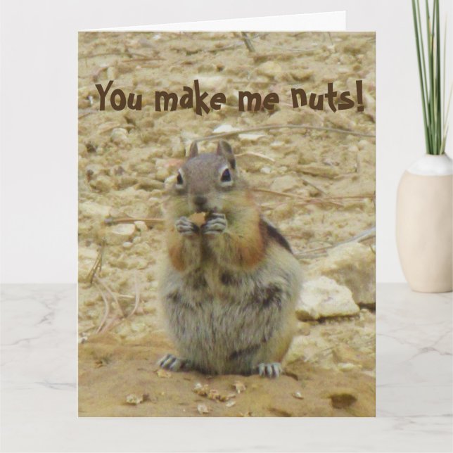 Cartão Chipmunk Funny Card (Frente)