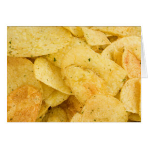 Cartão Chips de batata