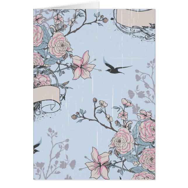 Cartão chique pastel (Frente)