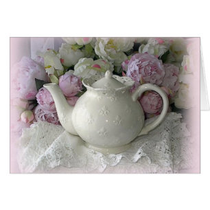 Cartão Chique Porcelain Teapot