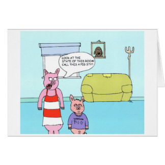 Cartão Chiqueiro de porco