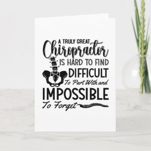 Cartão Chiropractor: Coluna Chiro-Spine Verdadeiramente E
