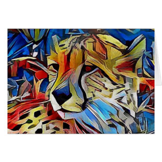 Cartão Chita em África