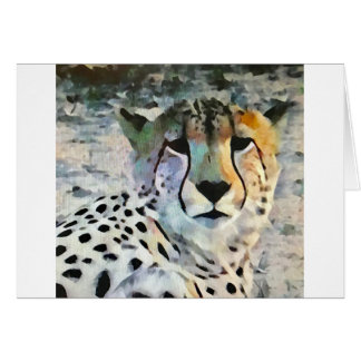 Cartão Chita em África