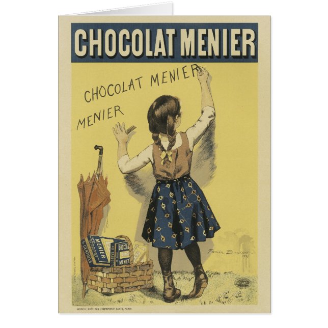 Cartão Chocolat Menier (Frente)