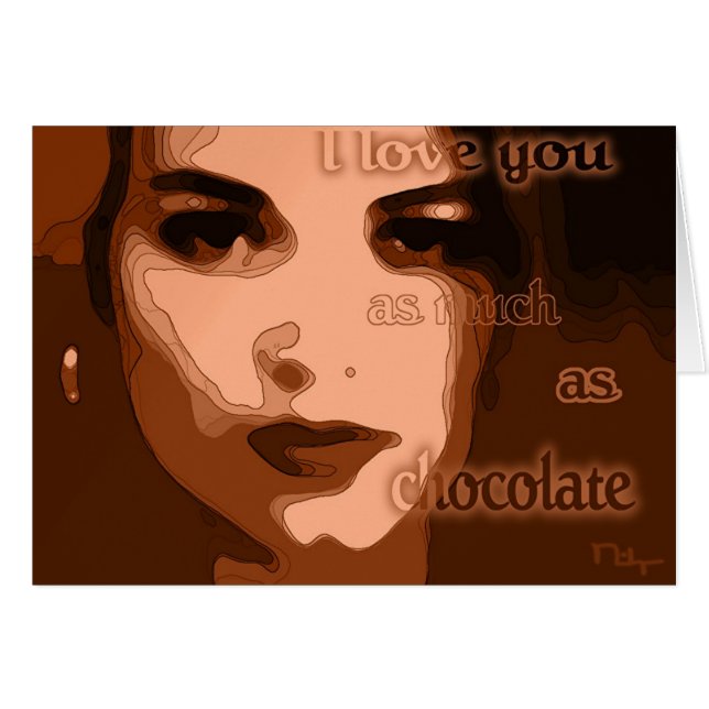 CARTÃO CHOCOLATE (Frente Horizontal)