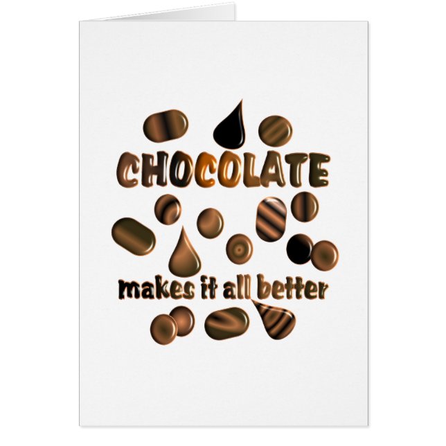 Cartão Chocolate (Frente)