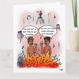 Cartão Chocolate Branco