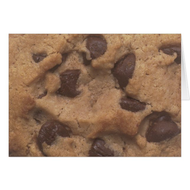 Cartão Chocolate Chip Cookie (Frente Horizontal)