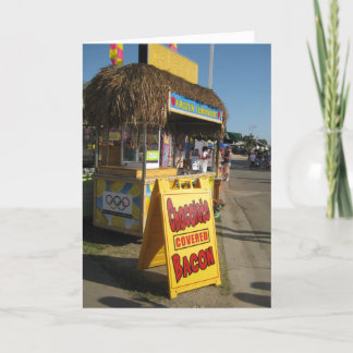 Cartão Chocolate Covered Bacon Birthday Card